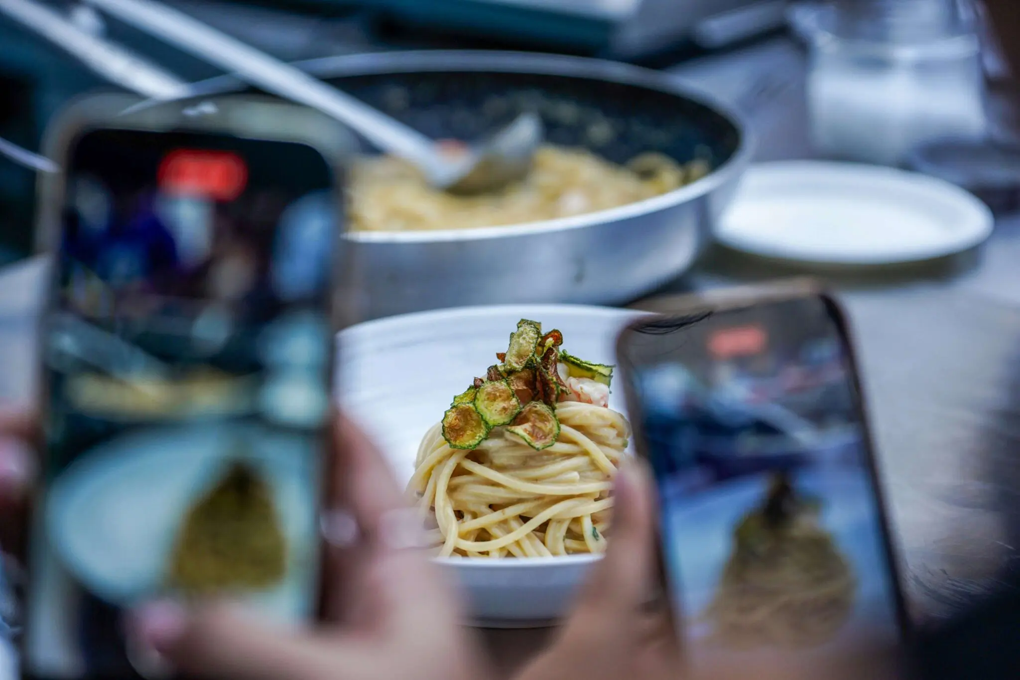 spaghetti nerano in Nerano, Amalfi