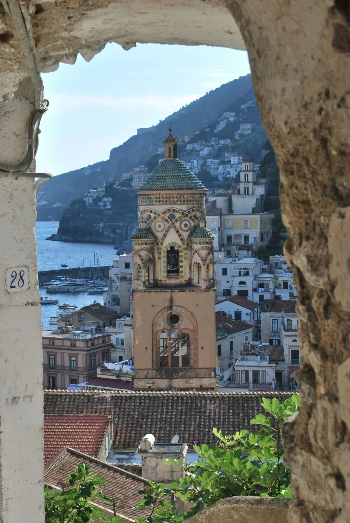 Amalfi stad in Italië tijdens de Vespa tour