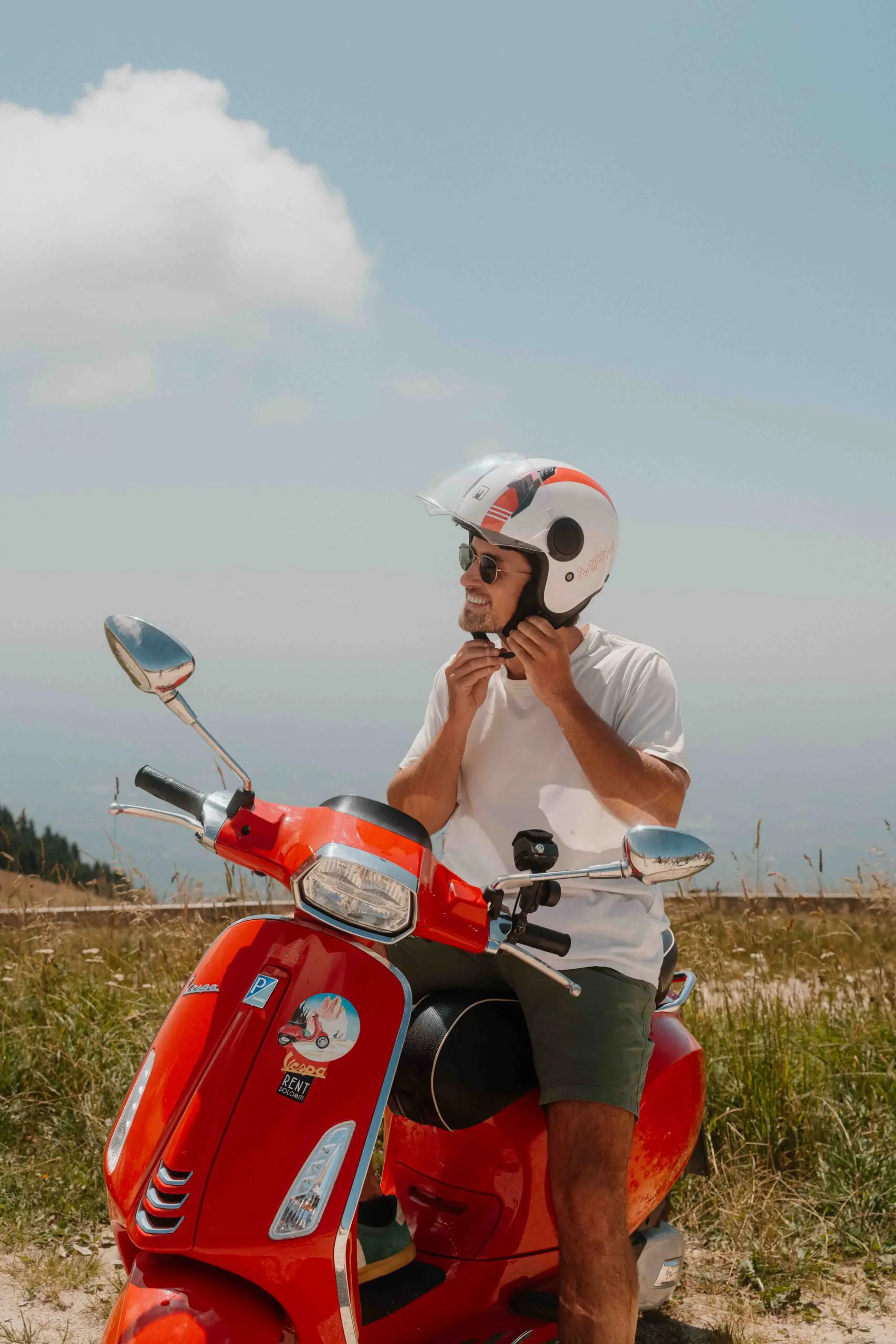 Vespa-trip door de Dolomieten