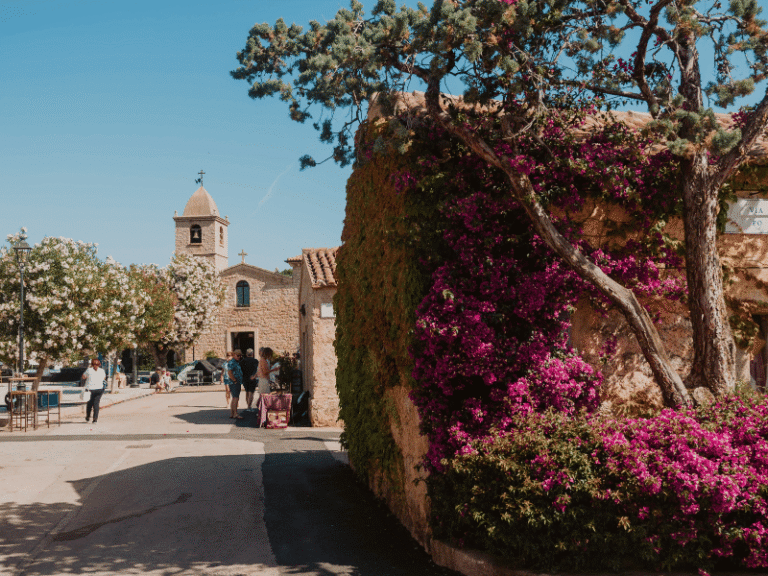 San pantaleo little town in sardinia