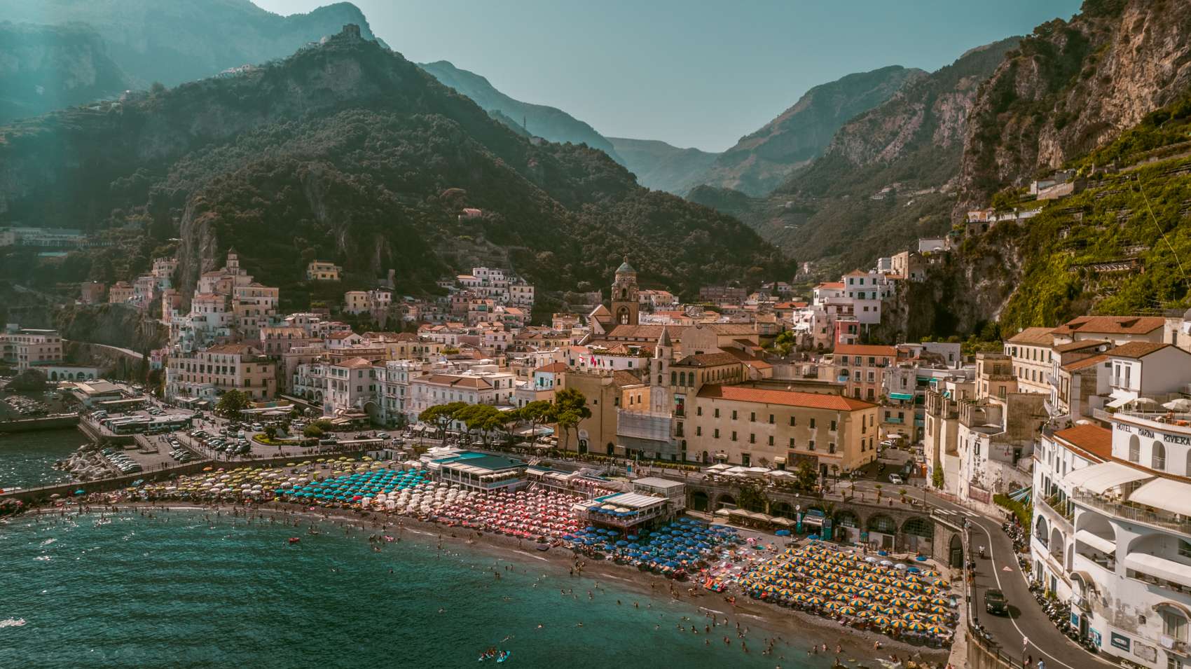 village minori côte amalfitaine , het dorpje Minori in Amalfi