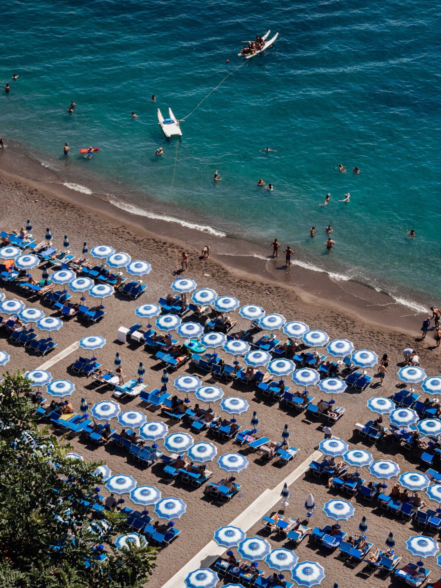 plage positano côte amalfitaine, strand van Positano, Amalfikust