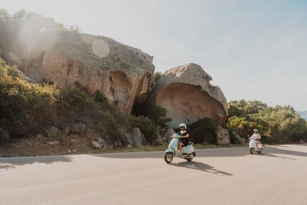 Sardinië Vespa route